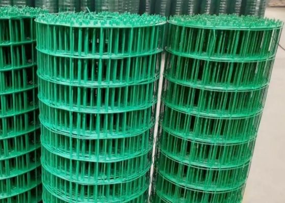 Pvc зеленого цвета 3Fts покрыл для ячеистой сет сети ограждать загородку сада провода Rolls свертывает Rustproof