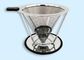 Многоразовый гигиенический стрейнер кофе нержавеющей стали металла из диаметра 89mm-220mm