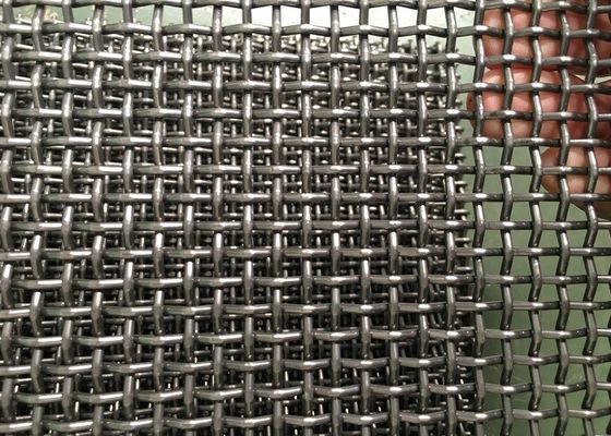 Ткань волнистой проволоки сетки вибрирующего экрана угольной промышленности СС для каменной дробилки