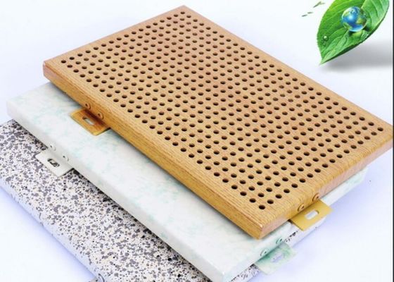 Анти- пефорированное влажностью алюминиевое покрытие перфторуглеводорода плиты фасада