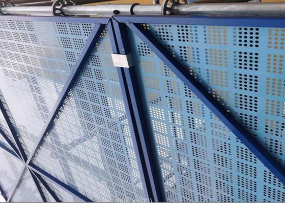 экрана падения металлического листа внешней стены 1.2*1.8m пробитая рамка анти- взбираясь