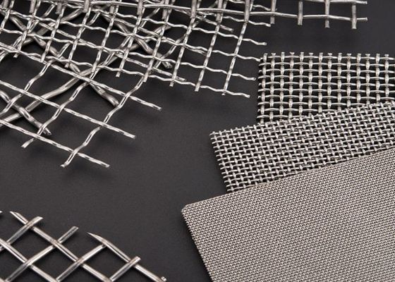 Сплетенная гофрированная сетка экрана штрангпресса сетки фильтрации нержавеющей стали AISI316