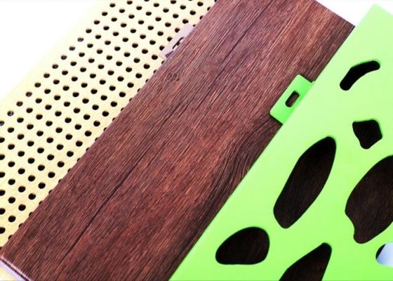 Анти- пефорированное влажностью алюминиевое покрытие перфторуглеводорода плиты фасада