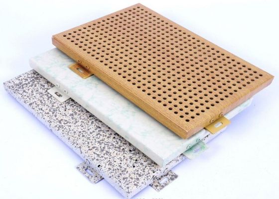 Анти- пефорированное влажностью алюминиевое покрытие перфторуглеводорода плиты фасада