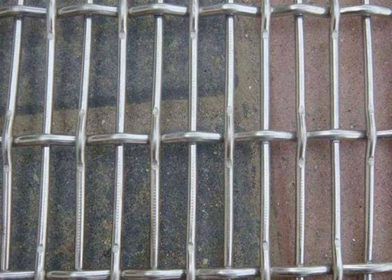 Протяжная стальная тканевая проволочная сетка экран прямоугольный тип сетки оцинкованный для долговечности и долговечности
