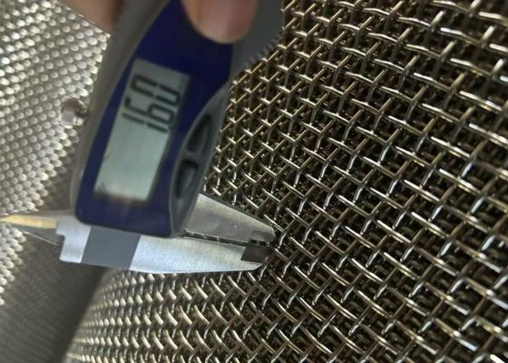 Тип тканей Прямая тканевая сетка из нержавеющей стали для фильтрации и фильтрации кислот и щелочей Ширина 0,03 м - 6,5 м