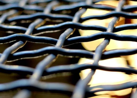 Тяжелый промышленный устойчивый к истиранию сплетенный сит из ячеистой сети для устойчивости к коррозии и ударам