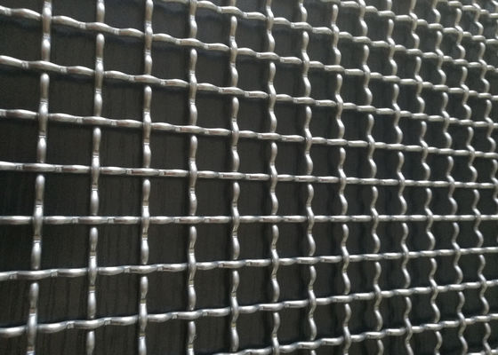 Гальванизированная структура стальной промышленной корозии ячеистой сети волнистой проволки анти- крепкая