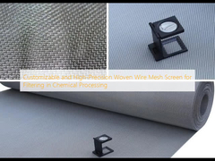 Настраиваемая и высокоточная сетка для фильтрации в химической обработке